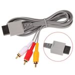 Cavo componente da 1.8m Audio Video AV Composite 3 Cavo RCA per Video Sharpest Video Main 480P Uscita video per la console Nintendo Wii