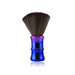 Pennello per la pulizia del collo del taglio del taglio del taglio dei capelli della spazzola per capelli (a due sezioni viola)