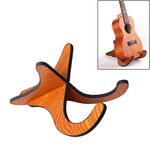 Ukulele mensola violino in legno staffa verticale pieghevole cetra