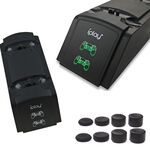 Supporto per stazione di ricarica a doppia porta / supporto di ricarica per controller per Sony Playstation 4 PS4 e PS4 Pro Slim con schermo indicatore LED (nero)