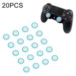 20 PCS Custodia protettiva in silicone luminoso per joystick per gamepad PS4 / PS3 / PS2 / XBOX360 / XBOXONE / WIIU (blu)