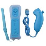 Telecomando per GamePad wireless per Wii (blu)