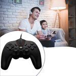 Maniglia per gamepad per controller di gioco cablato per PS3 / Compute (nero)