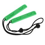 1 paio di accessori per giochi con cordino da polso per Nintendo Switch Joy-Con (verde)