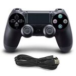 Controller di gioco cablato per Sony PS4 (nero)