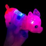 Giocattoli educativi per bambini con musica elettronica luminosa a LED, colore casuale