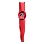 Strumento di accompagnamento per bambini Kazoo in metallo da 10 pezzi (rosso)