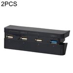 2 PCS estendere gli accessori dell'adattatore USB per la stazione di gioco 4 Slim Console USB Hub 3.0 ad alta velocità