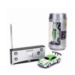 Coke Can Mini RC Autoradio Telecomando Micro Racing Car (verde + bianco)