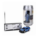 Coke Can Mini RC Autoradio Telecomando Micro Racing Car (blu)