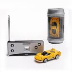 Coke Can Mini RC Autoradio Telecomando Micro Racing Car (giallo)