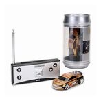 Coke Can Mini RC Autoradio Telecomando Micro Racing Car (oro)