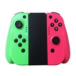 Gamepad controller di gioco Bluetooth wireless sinistro e destro per Switch Joy-Con (verde + rosso)