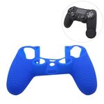 Custodia protettiva in silicone antiscivolo per Sony PS4 (blu)