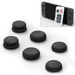 Skull & Co Left + Right Gamepad Rocker Cap Button Cover Set di manopole per Switch / Switch Lite / JOYCON (nero)