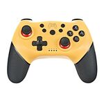 Controller di gioco gamepad Bluetooth Joypad a 6 assi per Switch Pro (giallo)