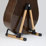 Supporto per strumenti a corde con supporto per chitarra portatile in lega di alluminio pieghevole universale oro SK20