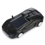 3PCS Solar Toys Mini giocattolo da corsa per auto alimentato da auto per bambini (nero)