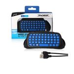 DOBE TP4-022 2.4G Tastiera del controller wireless Tastiera ABS Tastiera per PS4 / Slim (blu)