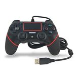 Per la maniglia PS4 Maniglia cablata Collegamento del gioco del cavo (rosso nero)