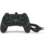 Per il regolatore del gioco del cavo della maniglia del manico PS4 (verde nero)