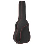 Custodia per chitarra ispessita in tessuto Oxford impermeabile, dimensioni: 36-38 pollici (rosso)