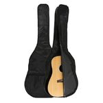 Borsa per chitarra in tessuto Oxford monostrato impermeabile per chitarra da 40/41 pollici (nera)