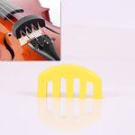 10 pezzi silenziatore silenziatore muto attrezzatura sourdine per violino (giallo)