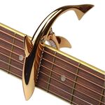 Capo per chitarra in lega di zinco a forma di squalo (oro rosa)