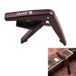 JOYO JCP-01 Guitar Capo Plastic Steel Lightweight Ukulele Capo (marrone)
