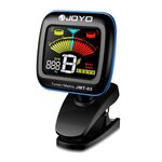 JOYO JMT-03 Accordatore per chitarra portatile Clip-on Metronomo Supporta MIC e CLIP Modalità di sintonizzazione 2-in-1 Rotazione di 360 gradi per chitarra Violino Ukulele (nero)