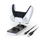 Dock di ricarica a doppia porta per controller di gioco DOBE TP5-0505 Gamepad per PS5