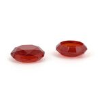 2 PCS Diamond Texture Games Grip Caps per PS5 (rosso)