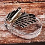 8-note thumb Piano mini carimba strumento (trasparente)