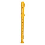 5 PCS SW8 Swan 8 buche Studente Bambini Clarinetto in plastica Flauto alto tedesco (giallo)