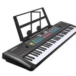 Grande giocattolo per strumento musicale con tastiera da 61 tasti per bambini, specifica: spina CN
