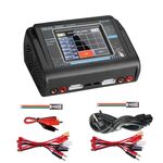 HTRC T240 Touch Balance Model Caricabatteria al litio per aereo Caricabatteria per auto giocattolo B6 con telecomando, spina europea