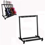 Espositore pieghevole per chitarra in metallo lungo, specifica: tre rack