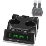 IPLAY GAMEPAD Caricabatterie Base di ricarica multifunzione per PS4 VR / PS VR / PS Move