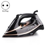 RAF R.1215 Ferro da stiro elettrico termostatico a tre velocità con piastra in ceramica, spina europea (oro nero)