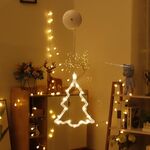 Decorazione natalizia LED Sucker Atmosfera festiva Lampada a sospensione (alberi)