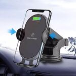 Supporto per telefono con caricabatterie wireless intelligente per auto