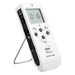 ENO EM-988A Metronomo vocale elettronico ricaricabile per pianoforte/chitarra/tamburo/Guzheng/violino (bianco)