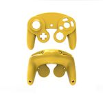 2 Pz Game Punto singolo Maniglia Shell Sostituzione Sostituzione Maniglia Ricarica Parti di riparazione per Nintendo NGC (Giallo)