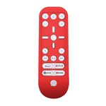 2 PCS Coperchio di protezione del silicone del telecomando è adatto per PS5 Media Remote (Red)