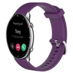 Per Amazfit GTR 2 22mm cinturino in silicone testurizzato con diamanti (viola)