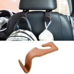 Sedile posteriore multifunzione nascosto per auto, piccolo gancio (marrone)