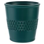 Vaso semplice in PE Contenitore per composizioni floreali bagnate e secche Vaso da fiori idroponico con smalto imitazione resistente alle gocce (blu mare)