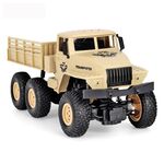 JJR / C 1:18 2.4 Ghz 4 Canali Telecomando Dongfeng 7 Veicolo per camion con armatura a sei ruote (giallo)