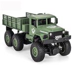 JJR / C 1:18 2.4Ghz 4 Canali Telecomando Dongfeng 8 Veicolo per camion con armatura a sei ruote (verde)